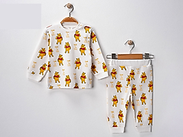 Winnie The Pooh Desenli Raporlu Erkek Bebe Takım