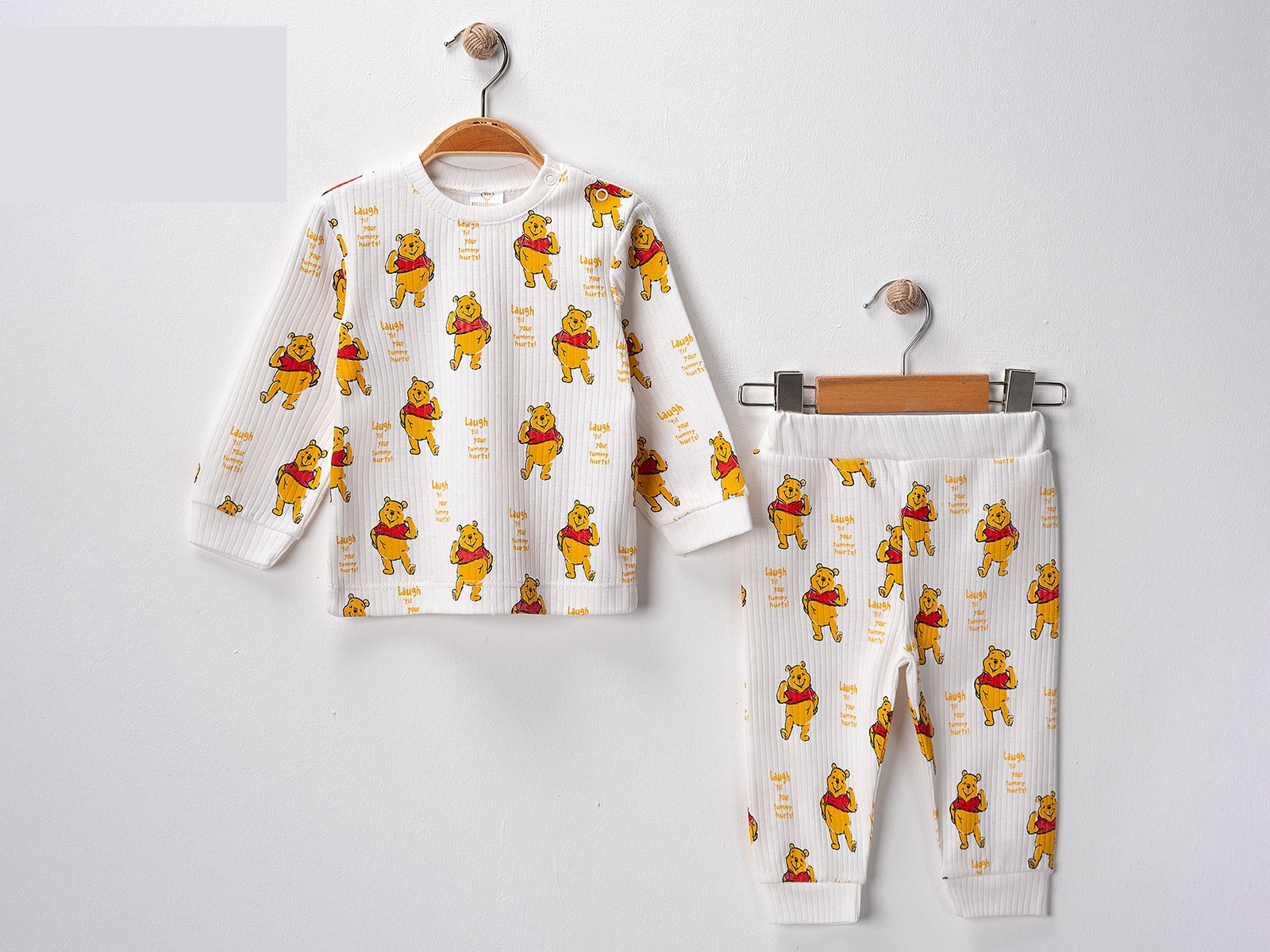 Winnie The Pooh Desenli Raporlu Erkek Bebe Takım