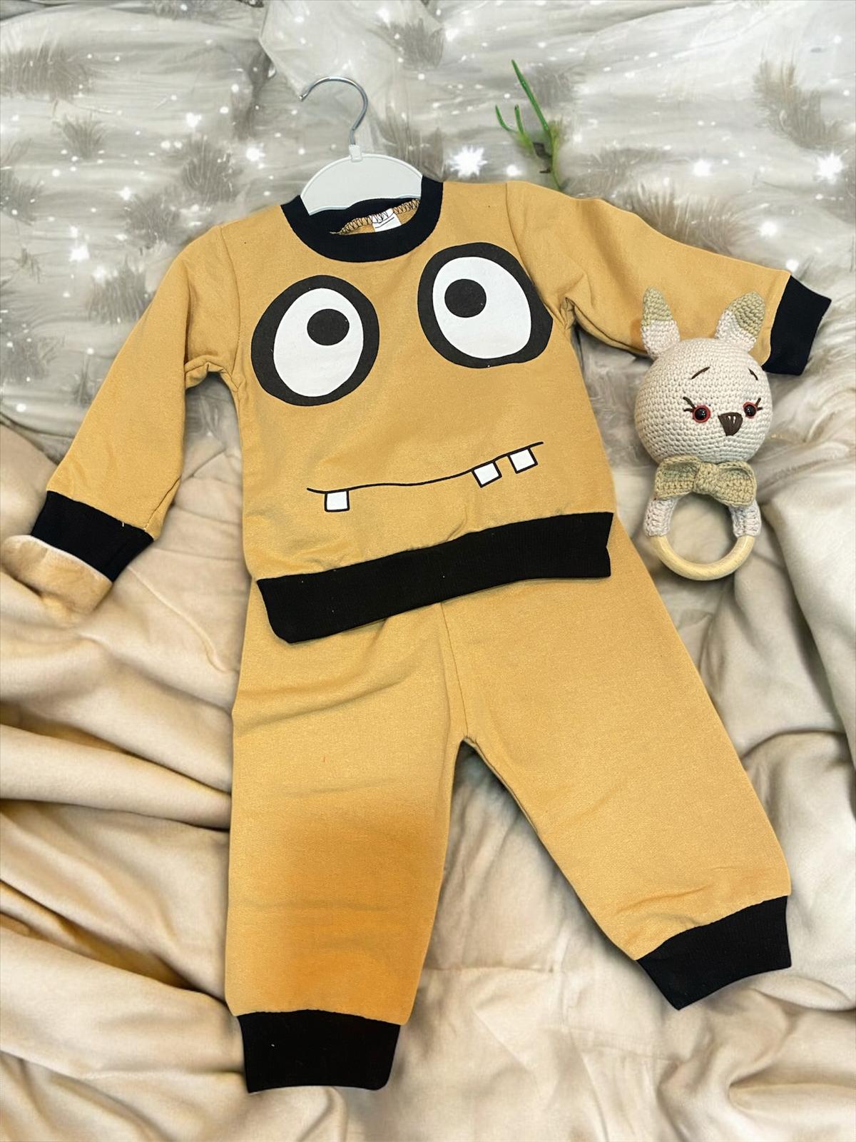 Sünger bob desenli 2’li bebek takım