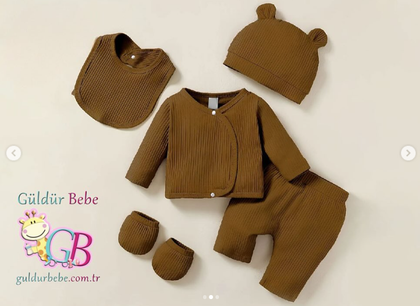 Raporlu zıbın yenidoğan 5’li set